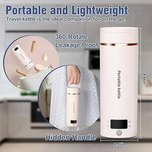 PORTABLE ELECTRIC CUP COLOR WHITE 450ML